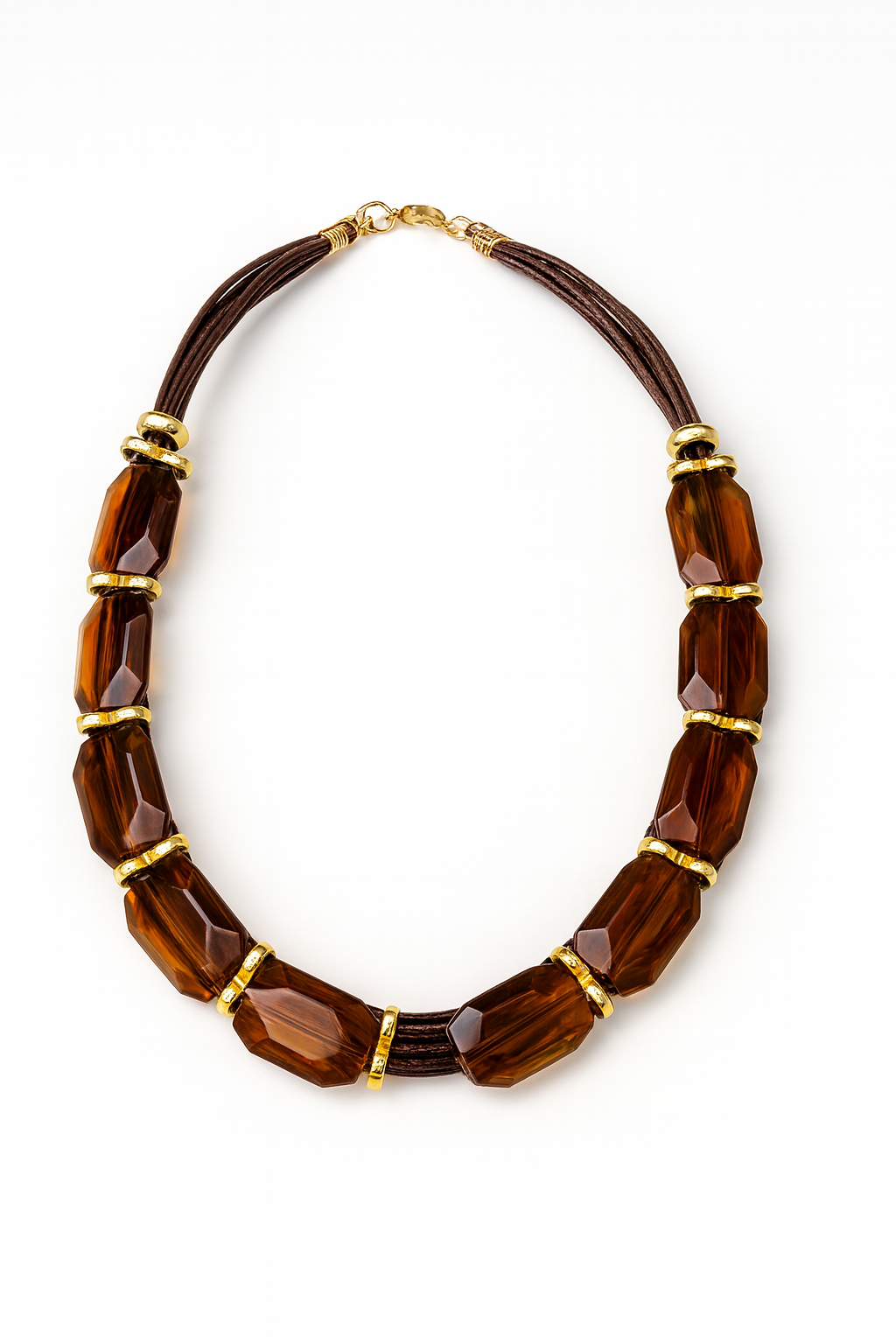 Essenza Necklace Brown