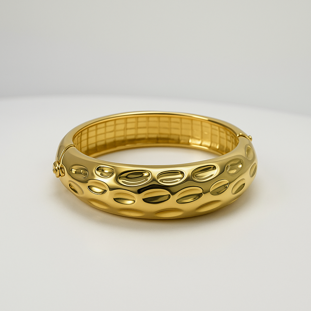 Gilded Bubble Bangle