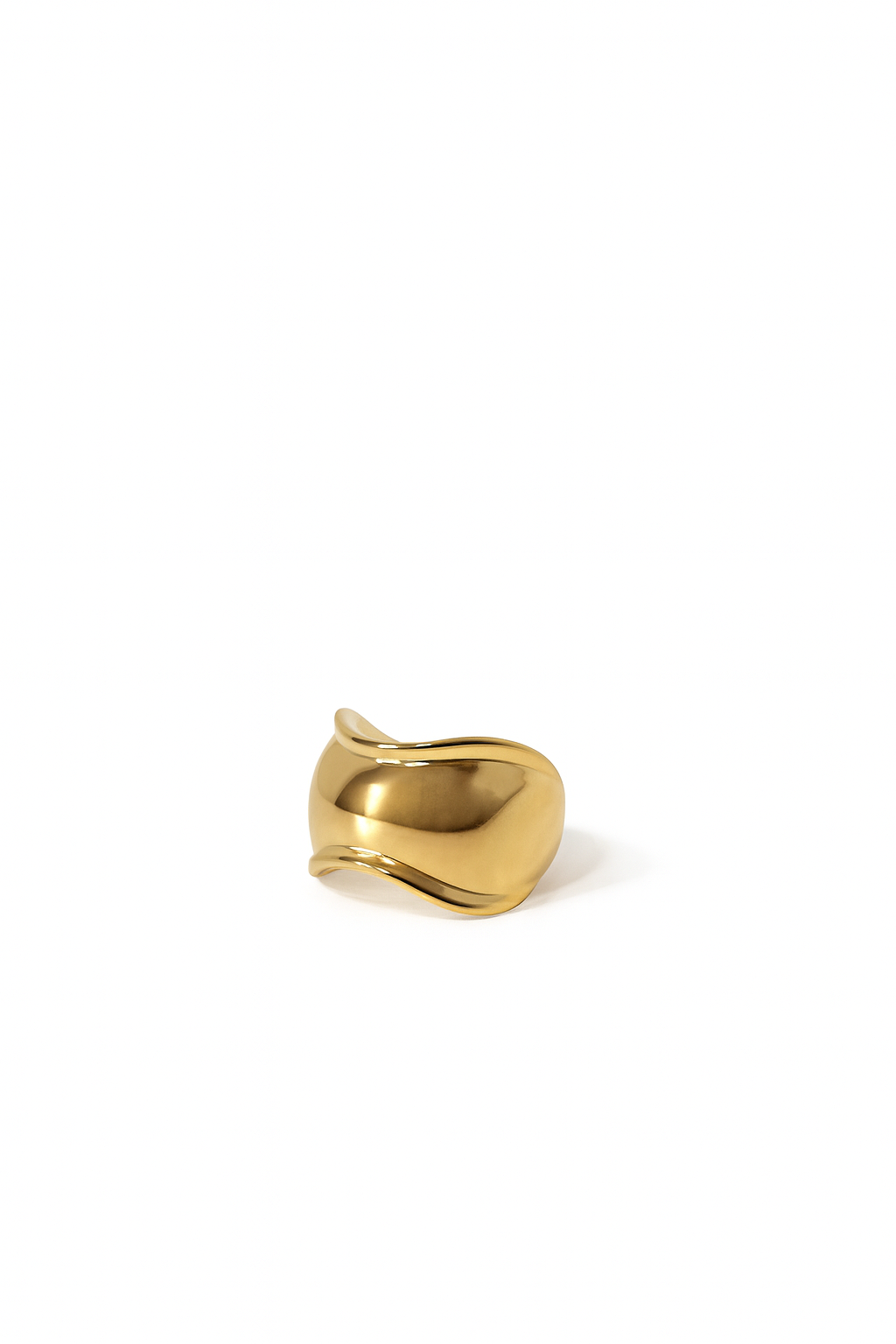Golden Flow Ring