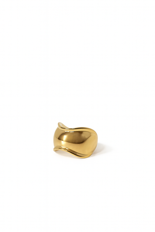 Golden Flow Ring