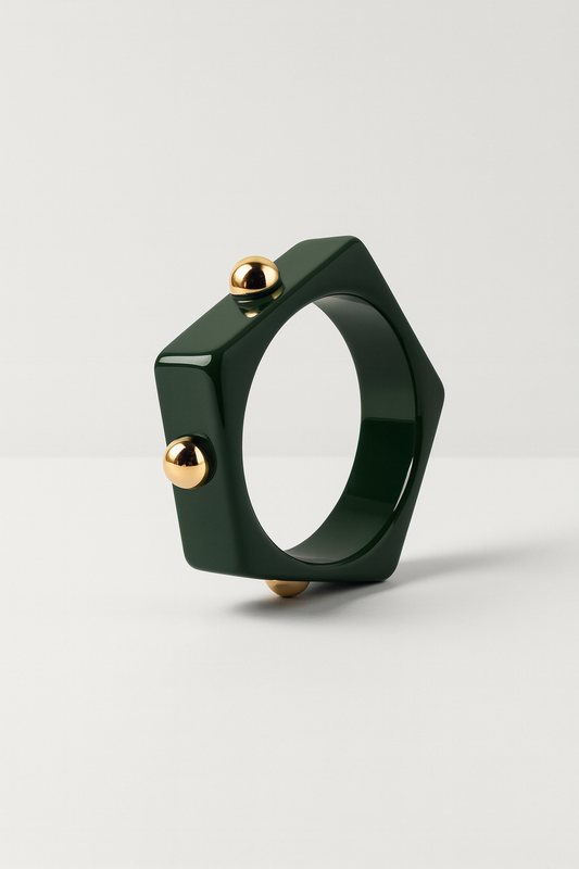 Emerald Edge Bangle