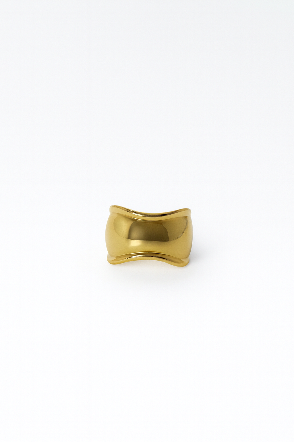 Golden Flow Ring