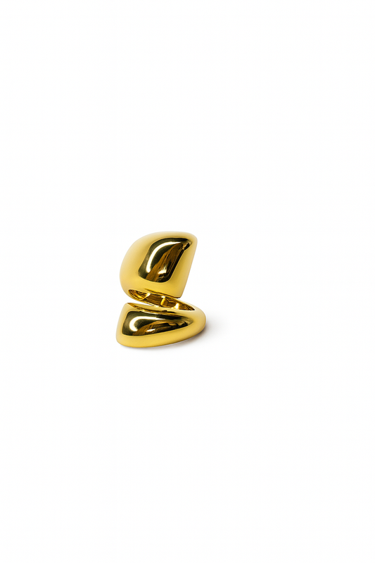 Golden Sculpt Ring