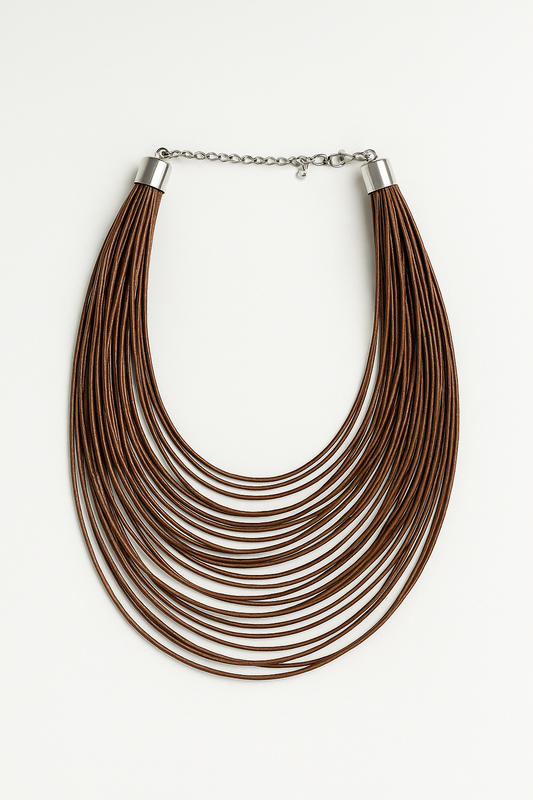 Magnitudine Mini Necklace Brown