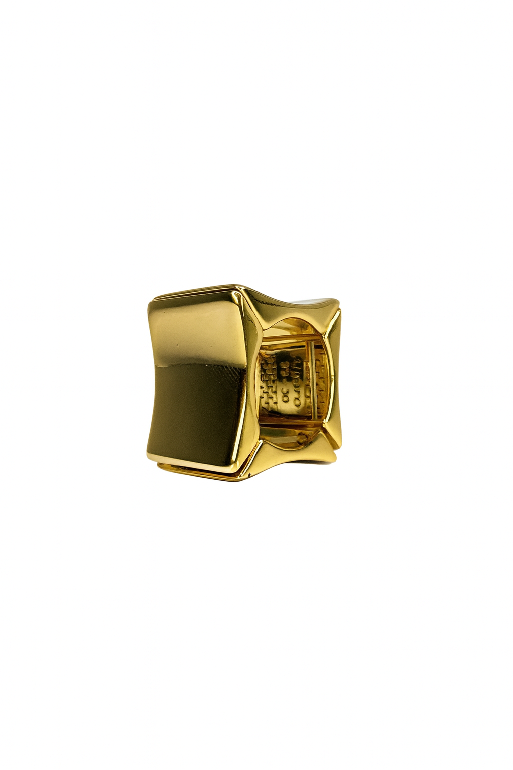 Golden Block Ring