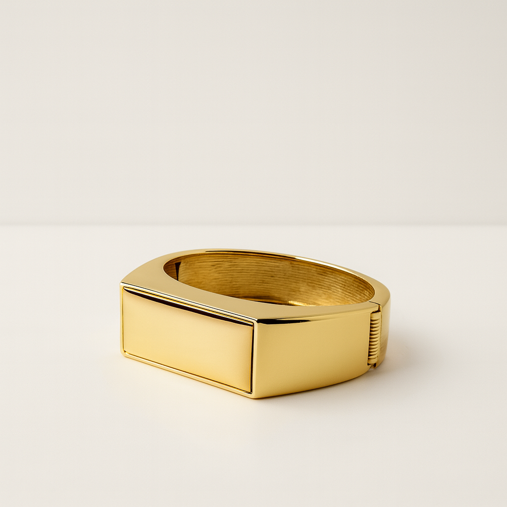 Luxe Block Bracelet Gold