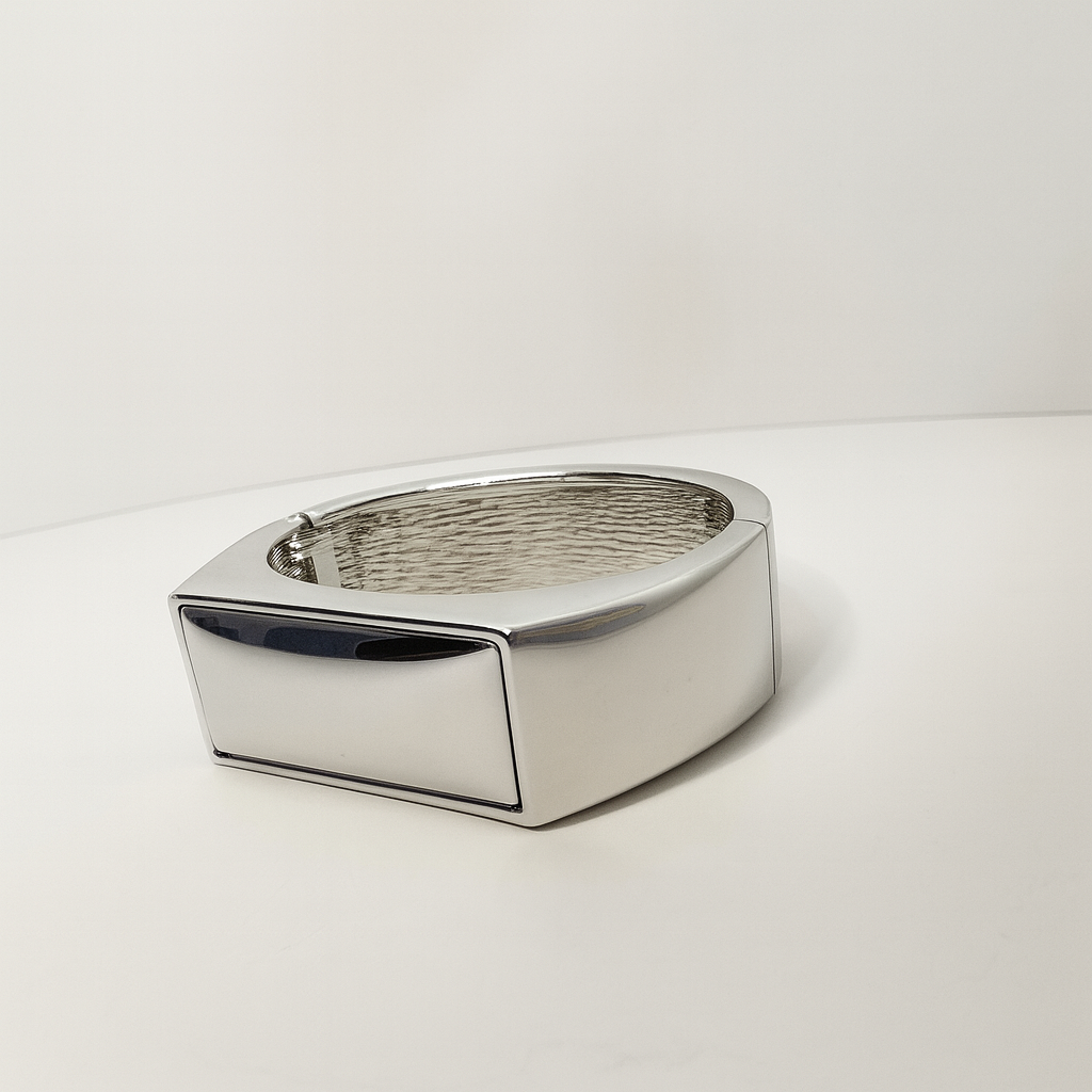 Luxe Block Bracelet Silver