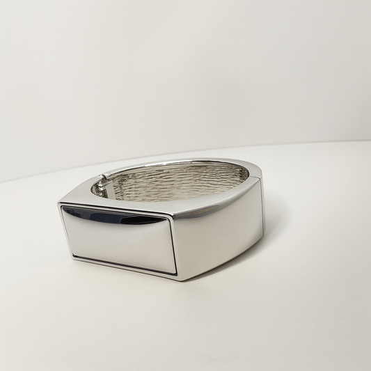 Luxe Block Bracelet Silver